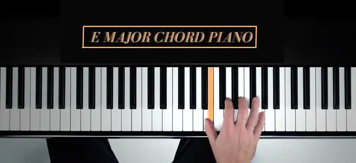 E Major Chord Piano